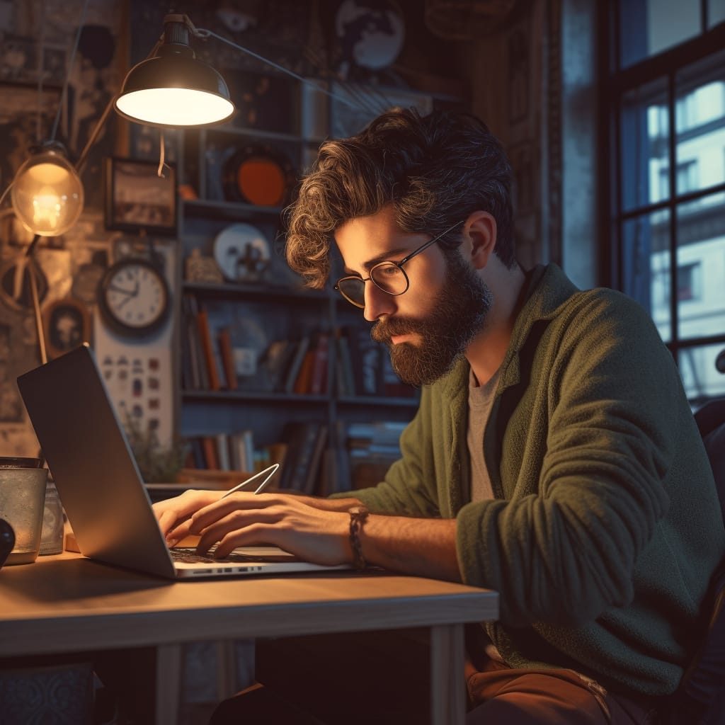 LBr1_a_man_with_a_short_beard_working_at_his_laptop_53a80ea1-d535-4462-81f0-20855427ae98